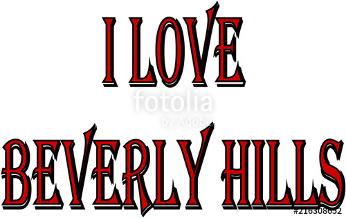 Beverly Hills Sign Vector at Vectorified.com | Collection of Beverly ...