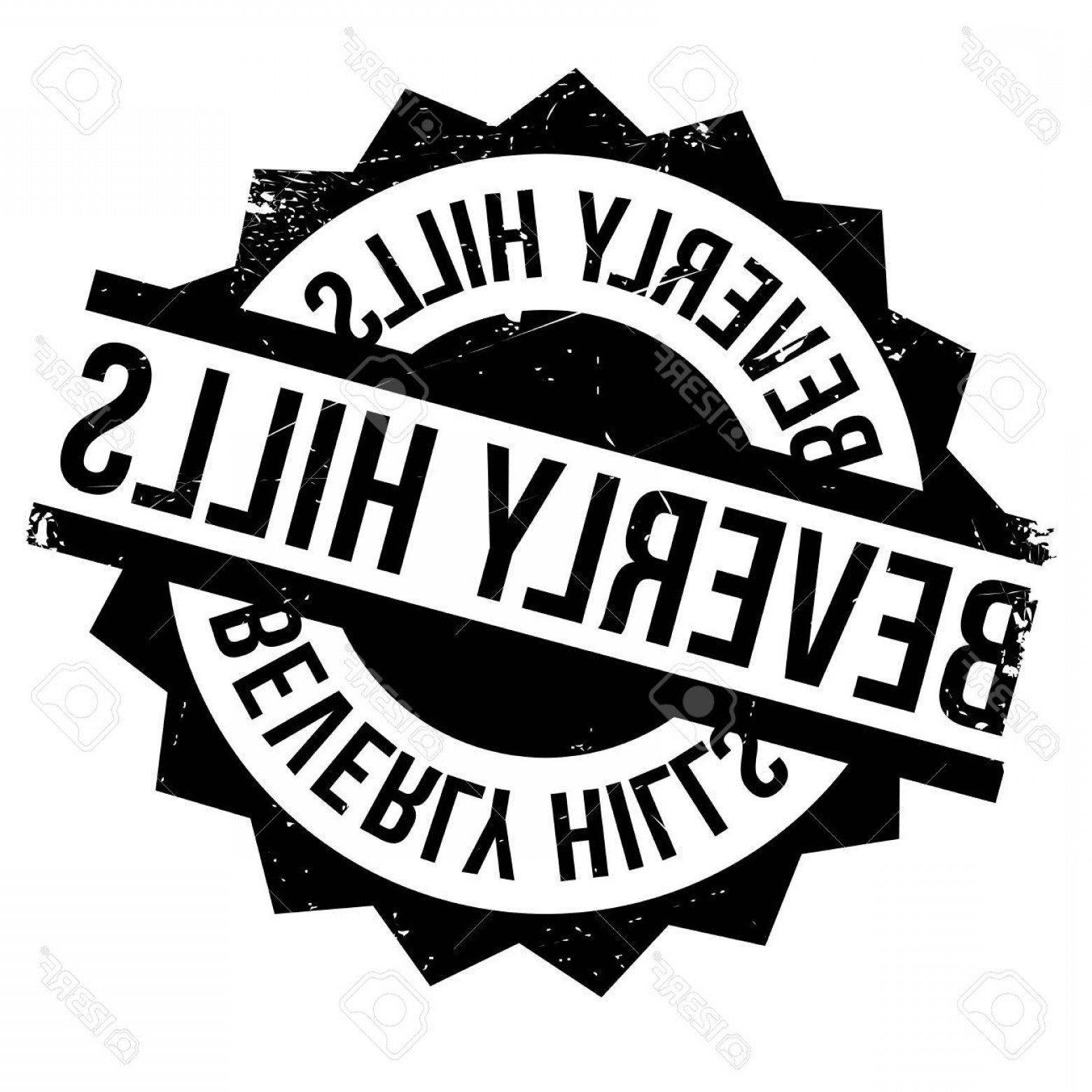 1560x1560 Beverly Hills Sign Vector Studiogrfx