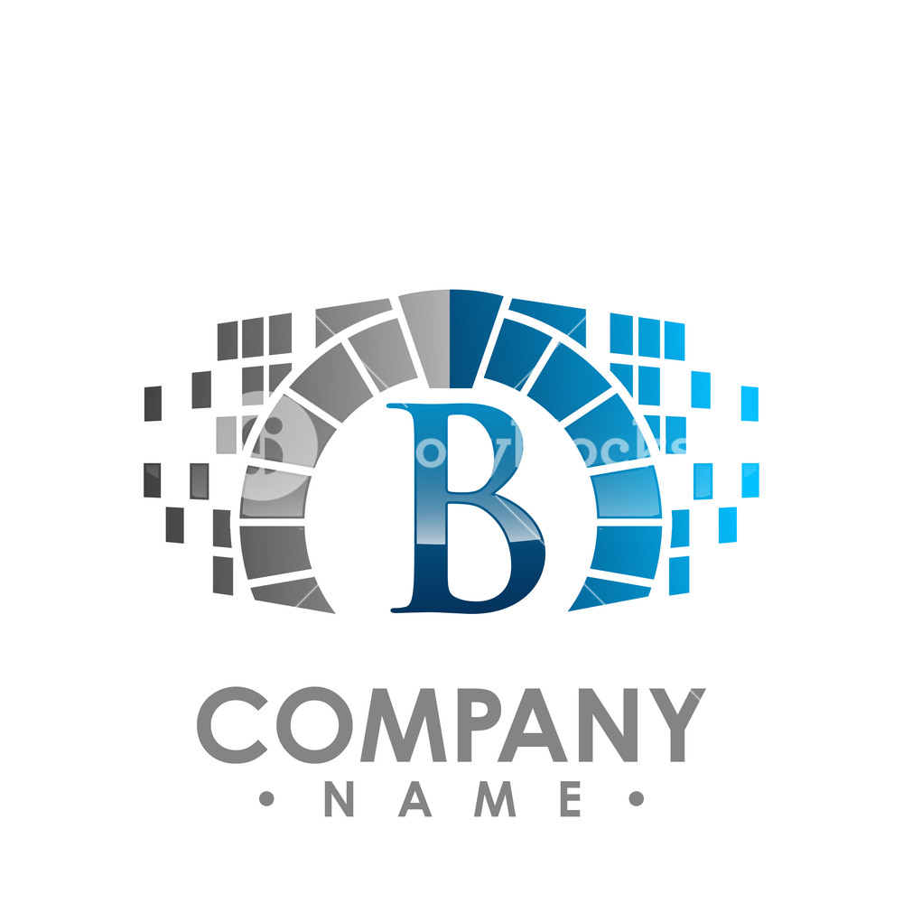 Abstract B Letter Data Tech Logo Vector Design Illustrator B 1000x1000 Abstract B Letter Data Tech Logo Vector Design Illustrator B