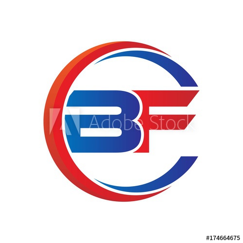 Bf Logo Vector Modern Initial Swoosh Circle Blue And Red 500x500 Bf Logo Vector Modern Initial Swoosh Circle Blue And Red