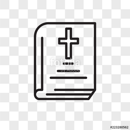 Bible Vector Icon Isolated On Transparent Background, Bible Logo 500x500 Bible Vector Icon Isolated On Transparent Background, Bible Logo
