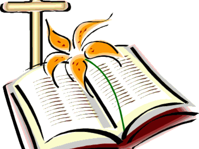 640x480 Clipart Download Cross With Bible Png Files, Free Clip Art