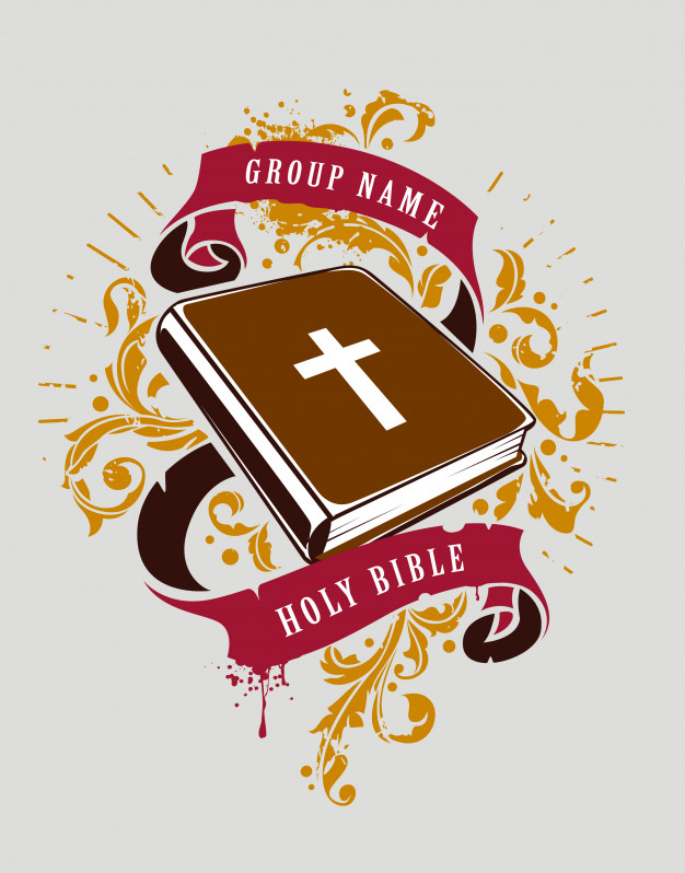 Hand Drawn Holy Bible With Ribbons Vector Free Download 626x798 Hand Drawn Holy Bible With Ribbons Vector Free Download