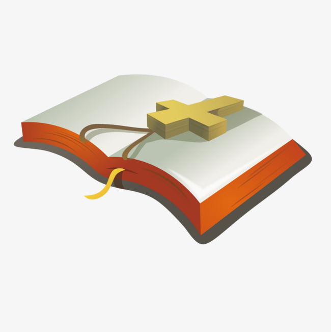 650x651 Cross On The Bible, Cross Vector, Vector