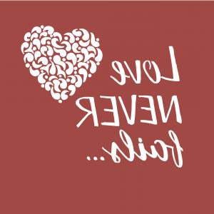 Love Never Fails Bible Quote Hand Lettering With Bible Verse Love 300x300 Love Never Fails Bible Quote Hand Lettering With Bible Verse Love