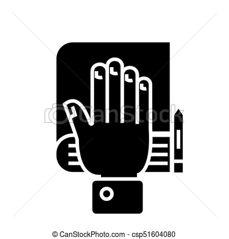 450x470 Concepto, Verdad, Mano, Escalas, Aislado