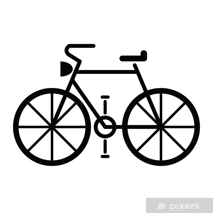 Vinilo Pixerstick De La Bicicleta, Vector Pixers 700x700 Vinilo Pixerstick De La Bicicleta, Vector Pixers