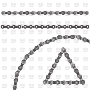 300x300 Colorful Illustration With Bicycle Chain On A White Background