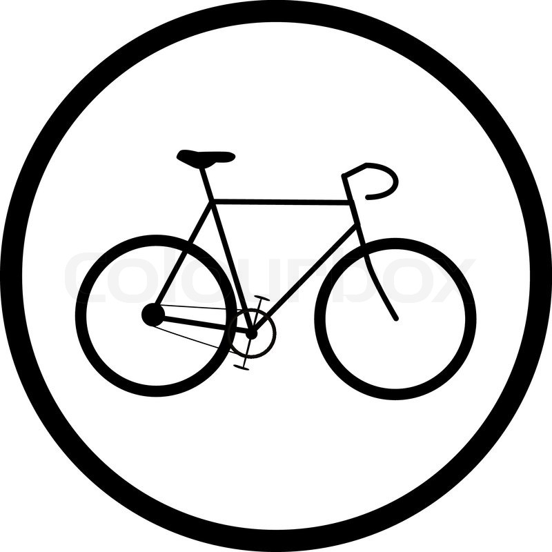 800x800 Vector Icon Of Bicycle Stock Vector Colourbox