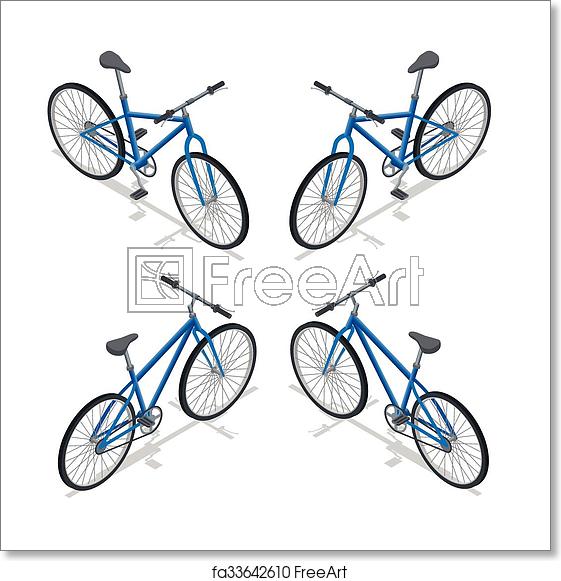 Free Art Print Of Bicycle Vector Isometric Illustration New 561x581 Free Art Print Of Bicycle Vector Isometric Illustration New