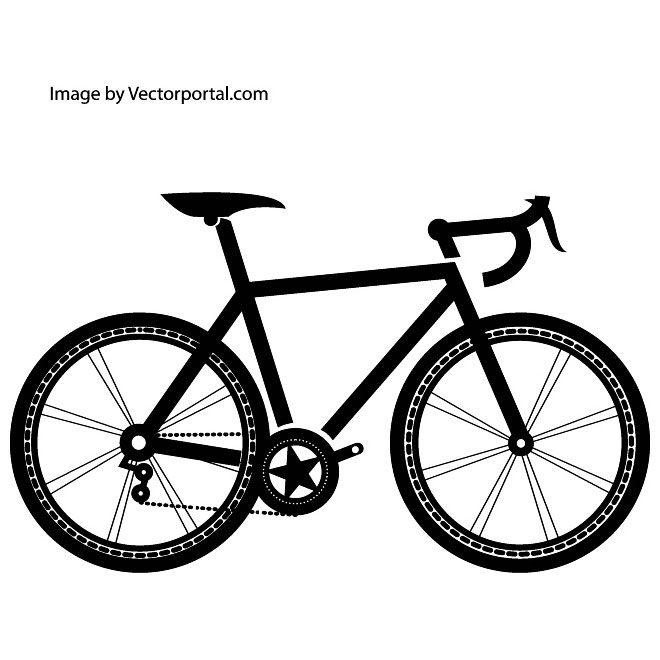 Bicycle Vector Image 660x660 Bicycle Vector Image