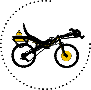 Free Vector Mountain Bike Silhouette 300x299 Free Vector Mountain Bike Silhouette