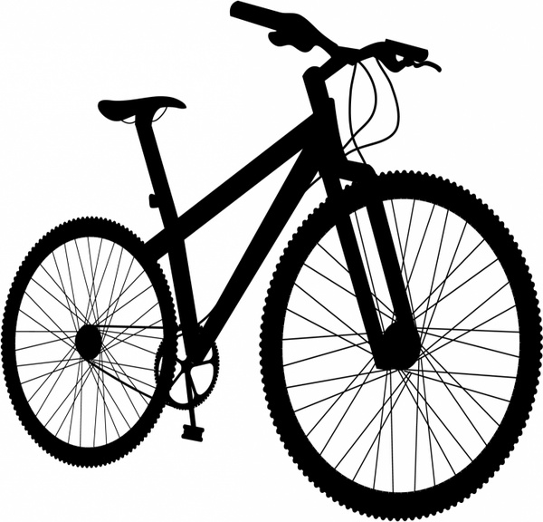 Bicycle Silhouette Free Vector In Adobe Illustrator 600x576 Bicycle Silhouette Free Vector In Adobe Illustrator