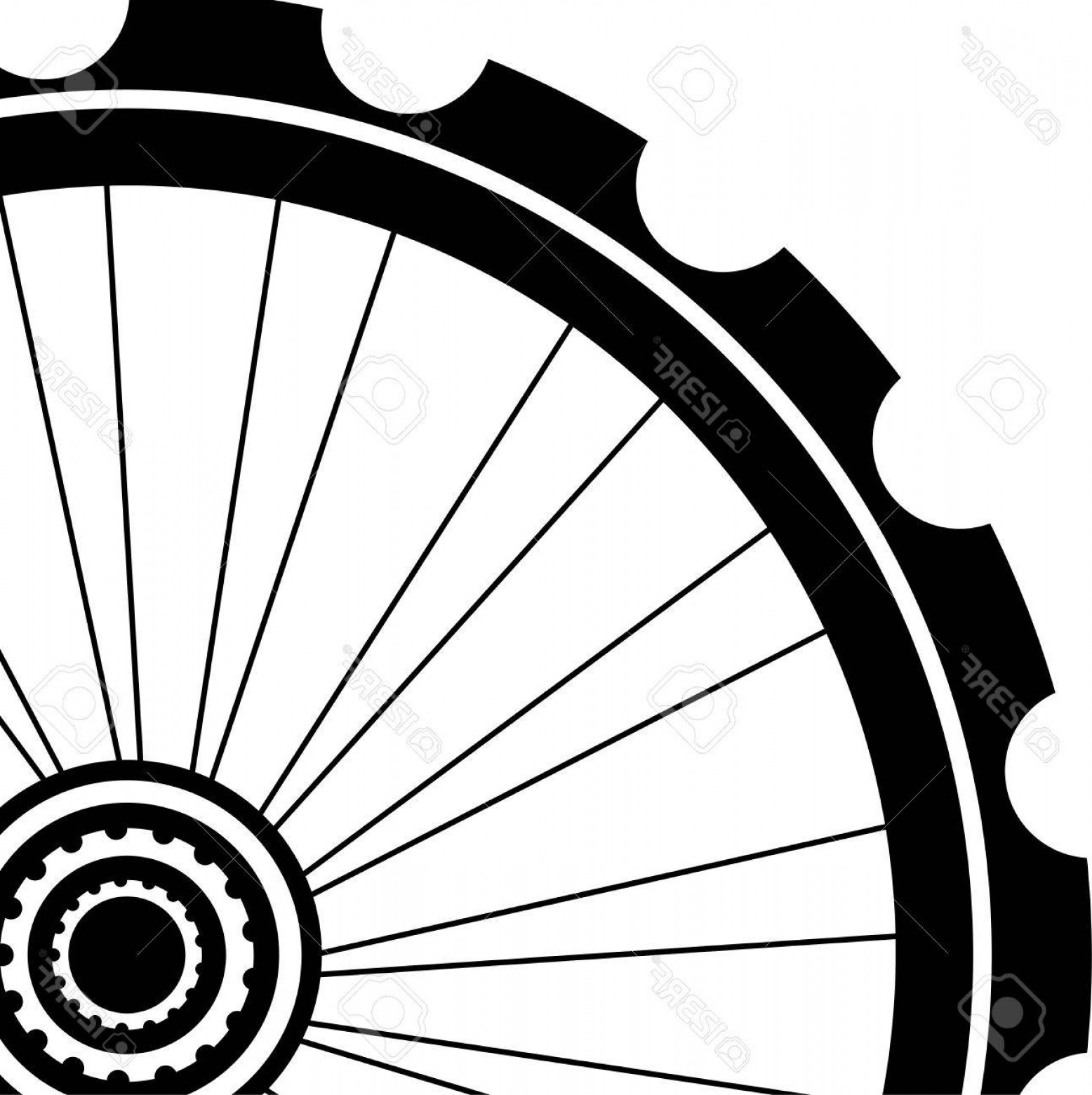 Photostock Vector Vector Bike Wheel Black Silhouette Soidergi 1556x1560 Photostock Vector Vector Bike Wheel Black Silhouette Soidergi