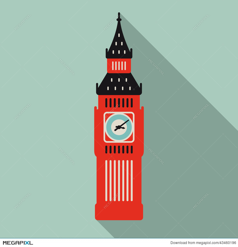 800x830 Big Ben London Vector Illustration Illustration