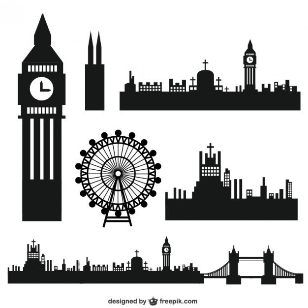 626x626 London Big Ben Silhouette