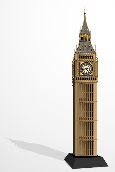 Elizabeth Tower Big Ben Design Vector Free Vector In Vector 400x600 Elizabeth Tower Big Ben Design Vector Free Vector In Vector