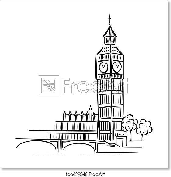 Free Art Print Of Big Ben Vector Images Of Big Ben In London 561x581 Free Art Print Of Big Ben Vector Images Of Big Ben In London