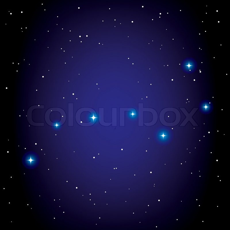 800x800 Vector Constellation Of Big Dipper Stock Vector Colourbox