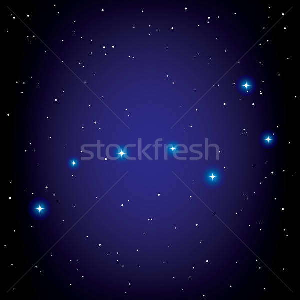 600x600 Vector Constellation Of Big Dipper Vector Illustration Marianna