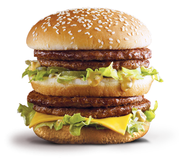 355x320 Big Mac Png Vector, Clipart
