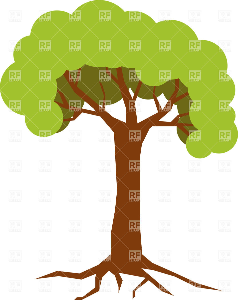 953x1200 Big Tree Curly Crown Vector Image Of Plants And Animals Arm