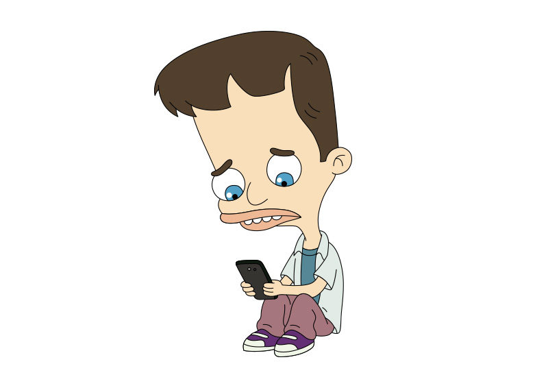 800x566 Nick Birch Big Mouth Free Vector Character