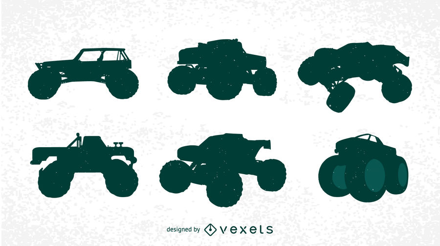 900x503 Free Bigfoot Cars Silhouettes