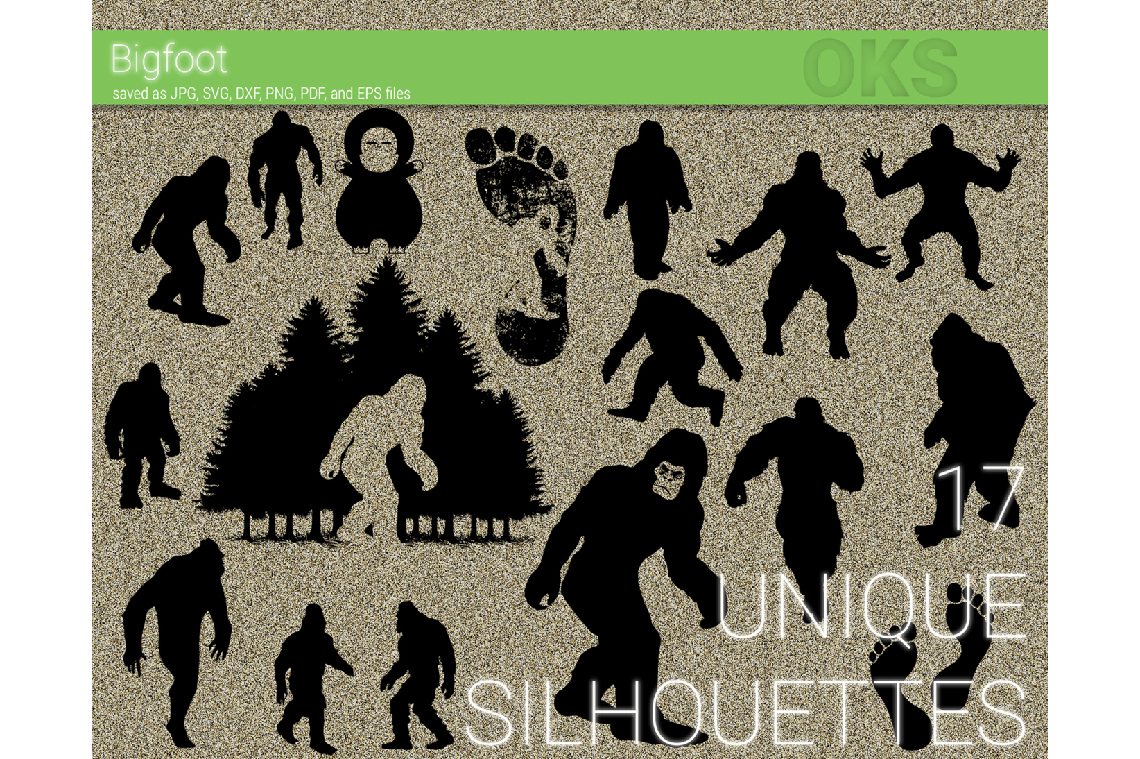 1644x1094 Bigfoot, Big Foot Vector Clipart Graphic