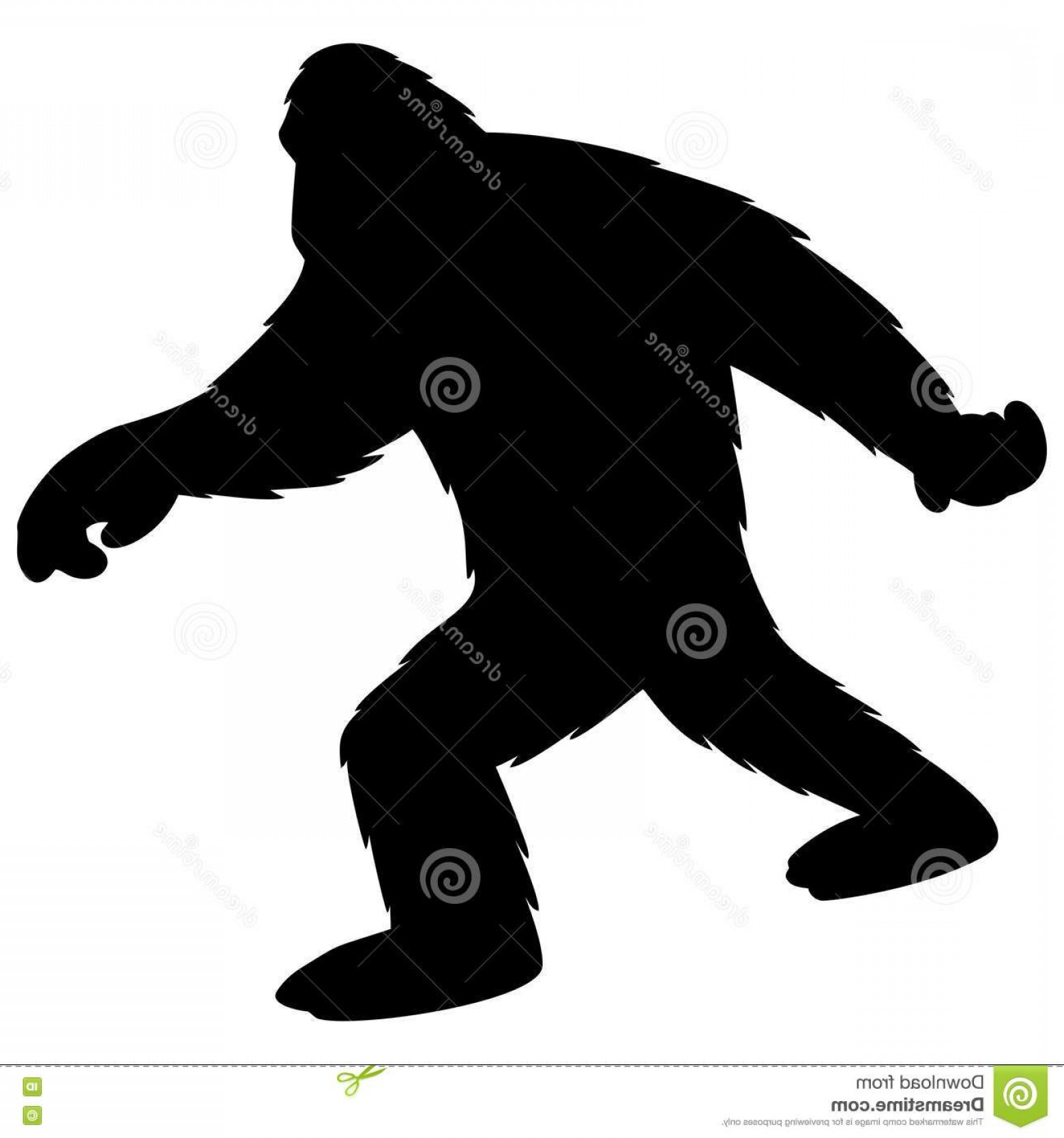 1560x1668 Sasquatch Silhouette Vectors Catchsplace