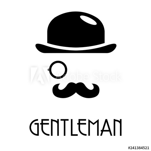 500x500 Logotipo Abstracto Con Texto Gentleman Con Y