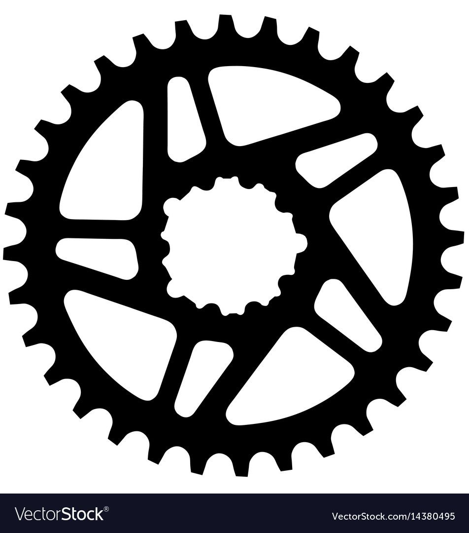 Bicycle Chainring Royalty Free Vector Image 952x1080 Bicycle Chainring Royalty Free Vector Image