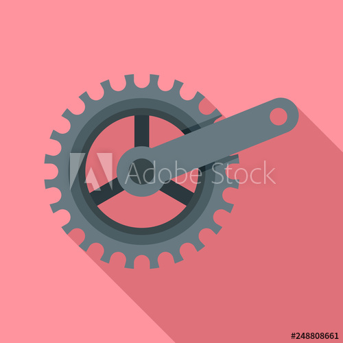 Bike Crank Icon Flat Illustration Of Bike Crank Vector Icon 500x500 Bike Crank Icon Flat Illustration Of Bike Crank Vector Icon