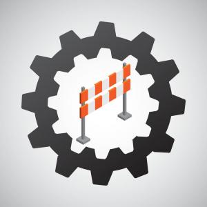 300x300 White Road Bike With Gear Shifting Vector Clipart Geekchicpro