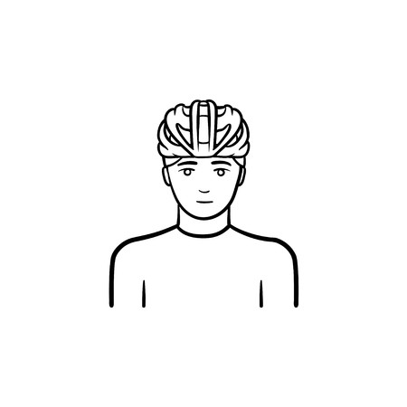 Man Wearing Bicycle Helmet Hand Drawn Outline Doodle Icon Bicycle 450x450 Man Wearing Bicycle Helmet Hand Drawn Outline Doodle Icon Bicycle
