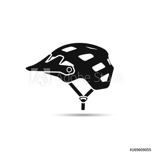 Bicycle Enduro Helmet All Mountain Helmet Vector Icon 500x500 Bicycle Enduro Helmet All Mountain Helmet Vector Icon