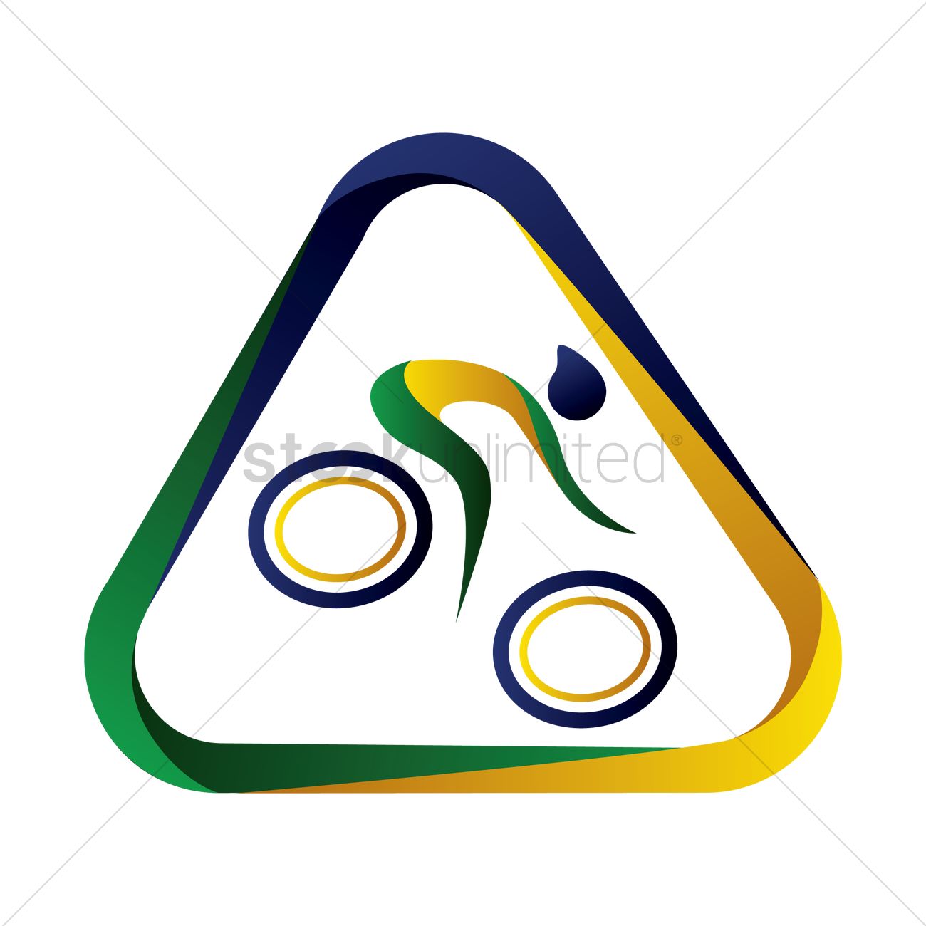 1300x1300 Cycling Mountain Bike Icon Vector Image