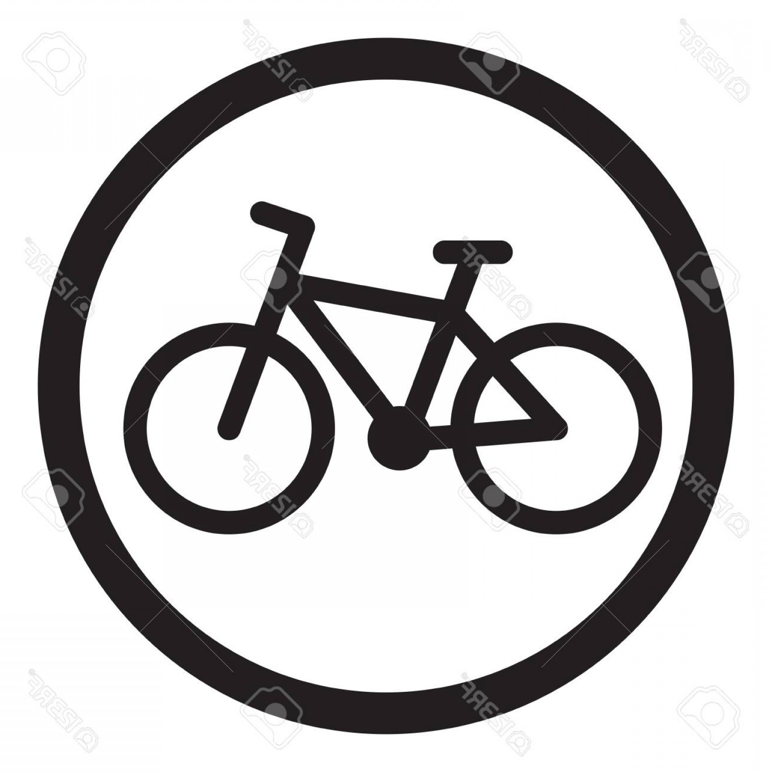 1560x1560 Photostock Vector Bike Icon Black Cycle Icon And Bicycle Icon