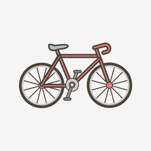 640x640 Vector Bicycle Icon, Biking Icon, Road Icon, Race Icon Png