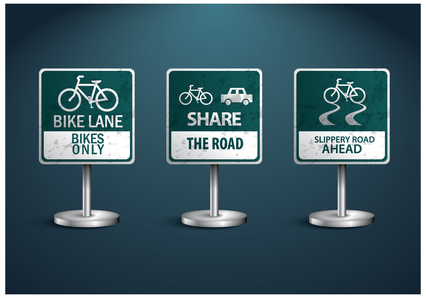 Free Bicycle Sign Vector 1400x980 Free Bicycle Sign Vector