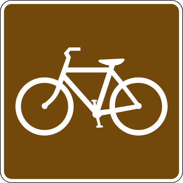 Bicycle Trail Vector Sign 640x640 Bicycle Trail Vector Sign