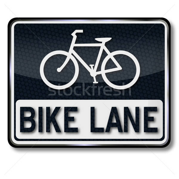 Traffic Sign Bike Lane Vector Illustration Udo Schotten 600x600 Traffic Sign Bike Lane Vector Illustration Udo Schotten