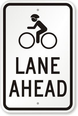 Bike Lane Sign 271x400 Bike Lane Sign