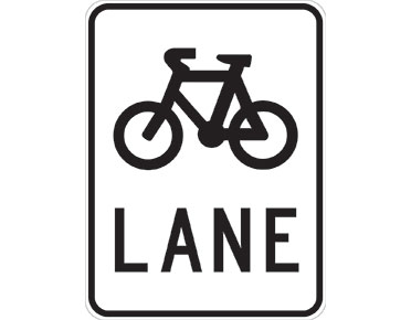Bike Lane Sign 372x290 Bike Lane Sign