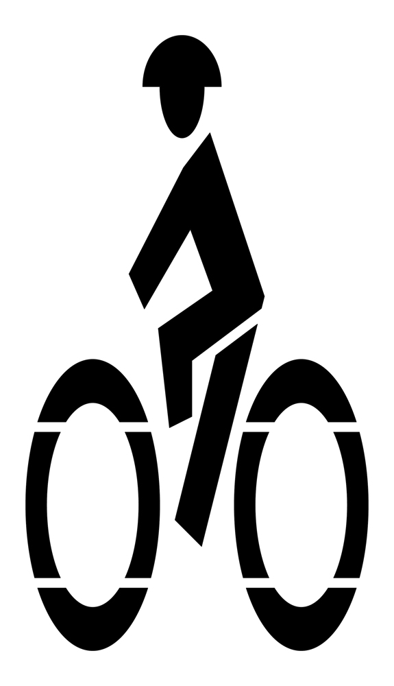 Bike Lane Symbol Vector at Vectorified.com | Collection of Bike Lane ...