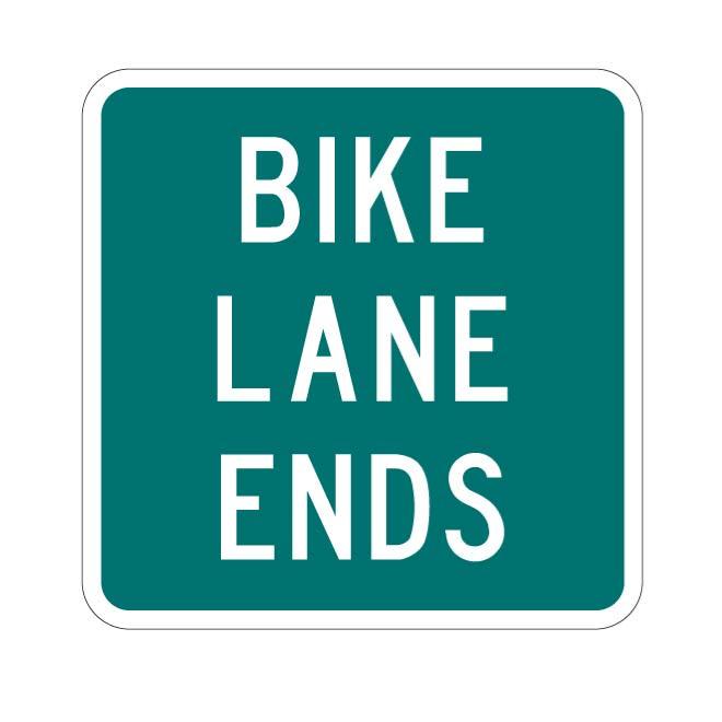 Bike Lane Ends 660x660 Bike Lane Ends