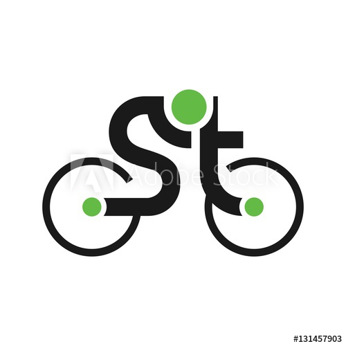 Bike Logo Design Logotype Of Bicycle Concept Icon S And T Logo 500x500 Bike Logo Design Logotype Of Bicycle Concept Icon S And T Logo