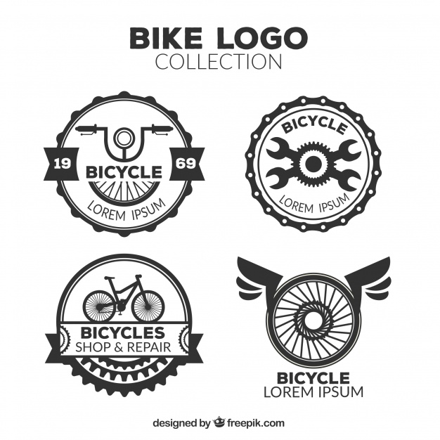 Pack Of Retro Bicycle Logos Vector Free Download 626x626 Pack Of Retro Bicycle Logos Vector Free Download