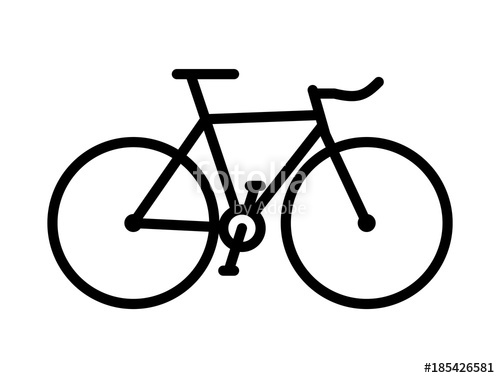 500x378 Simple Bicycle Silhouette Simple Vector Illustration Of A Bike