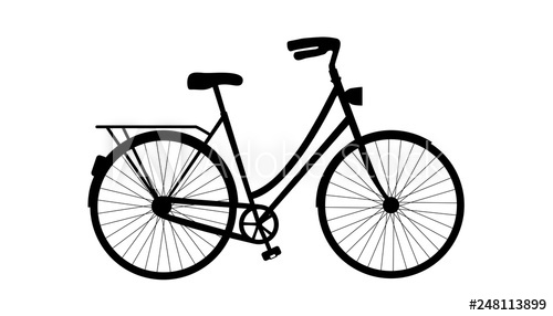500x286 Bicycle Silhouette